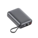 QCY PB20A 20000mAh 45W PD Fast Charging Mini Power Bank with Built-in Type C Cable - Image 4