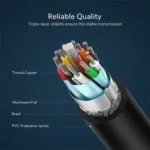 UGREEN DP103 (10221) DisplayPort Male to DVI (24+1) Male Full HD Cable (2m) - Black - Image 3