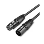 UGREEN 20714 Cannon XLR Male to Female Microphone Extension Audio Cable - 10m (Black)