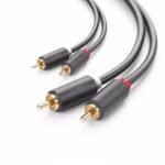 UGREEN 10519 2RCA Male to 2RCA Male Audio Cable - 3m (Black) - Image 3