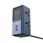 LDNIO SC2 PD 45W GaN USB-C Fast Charging 7-in-1 Charge Station Power Strip with LED Screen - Image 2