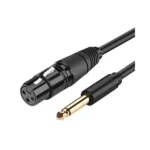UGREEN 20719 6.5mm Male to XLR Female AV Audio Cable 2m (Black)