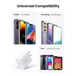 UGREEN CD137 (60449) 20W USB-C PD Fast Wall Charger US Plug (White) - Image 3