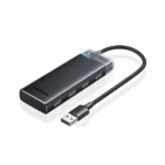 UGREEN 15548 CR113 4-Port USB 3.0 Hub with Auxiliary Micro-USB Power Port