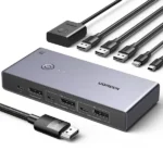 UGREEN 25962 8K DisplayPort 1.4 KVM Switch (2 In 1 Out)