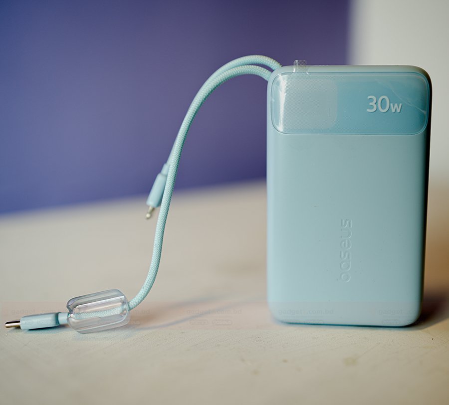 DSC08159.jpg Baseus Enerfill FC11 30W 20000mAh Power Bank with Built-in Dual Fast Charging Cables (Galaxy Blue) - Image 1