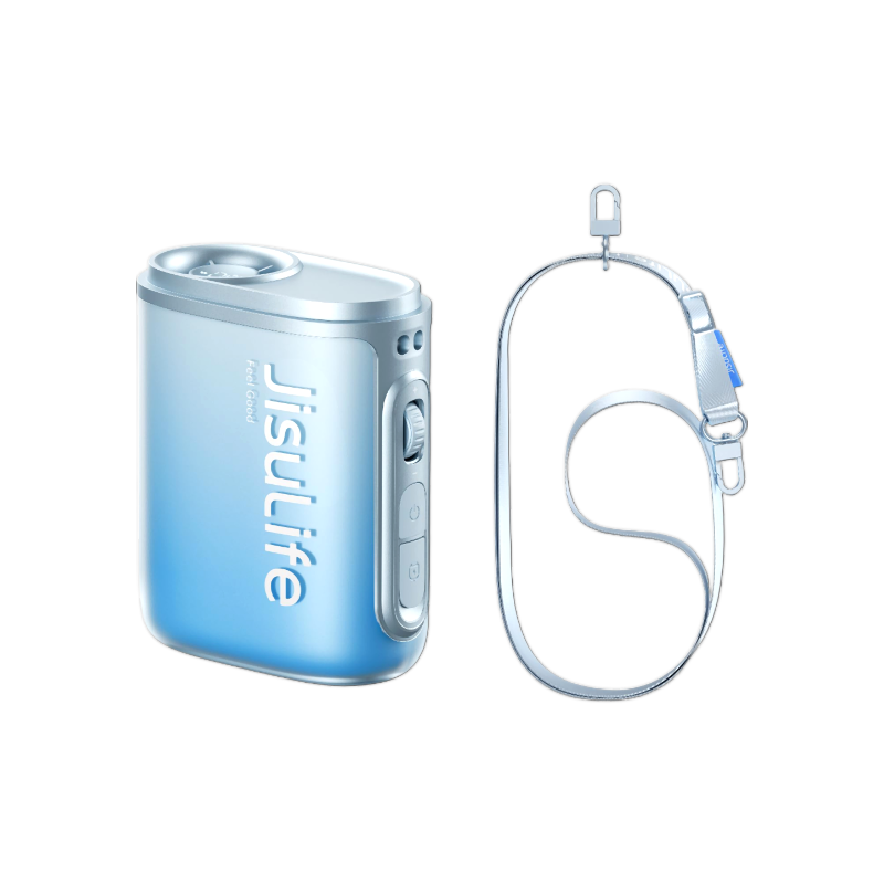 JisuLife-Neck-Fan-Life-5-4500mAha-6440.png JisuLife Neck Fan Life 5 - 4500mAh - Blue - Image 1