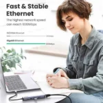 UGREEN CM418 (10919) USB-C to 2*USB 3.0+HDMI+RJ45 Ethernet Adapter+PD (Space Gray) - Image 3