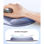UGREEN 25244 Ergonomic Mouse Pad with Wrist Rest – Gray - Image 2