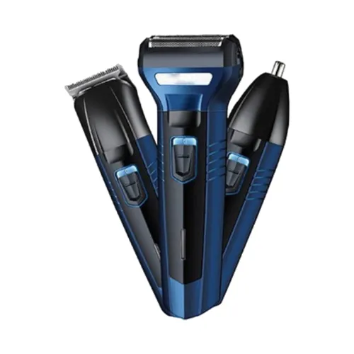 km-6330-01-500x500-1-1.webp Kemei KM-6330 3-in-1 Professional Rechargeable Hair, Beard and Nose Trimmer - Image 1