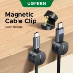 UGREEN 45797 Magnetic Cable Organizer – 3-Pack | Desktop Cable Management - Image 3