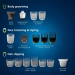Philips Multigroom Series 9000 20-in-1 Premium Grooming Set (MG9553/15) - Image 2