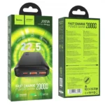 Hoco J101A Astute 22.5W 20000mAh Fast Charging Power Bank - Black - Image 2