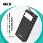 Geeoo P430 22.5W PD Super Fast Charging 20000mAh Power Bank with Attached Cables & LED Light - Image 2
