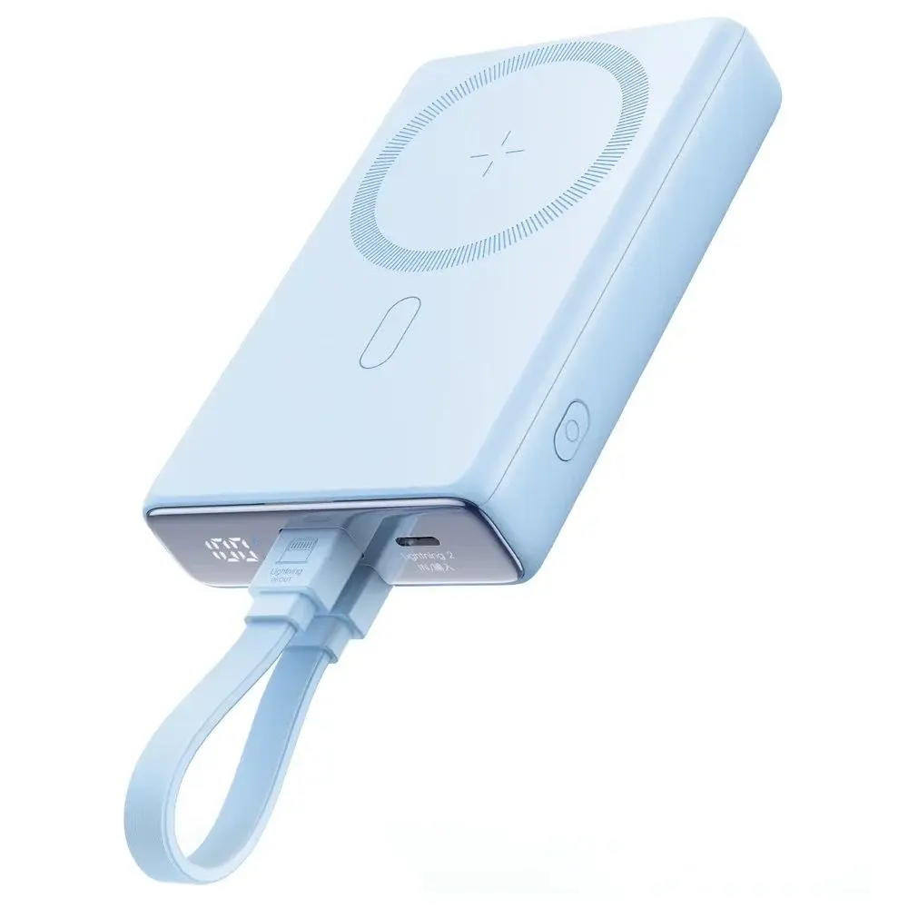 product_12257_main.webp Joyroom JR-PBM01 20W Magnetic Wireless 10000mAh Power Bank with Built-in Cable & Kickstand - Image 1