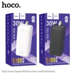 HOCO J111D Smart Charge PD30W 50000mAh Power Bank with Leather Lanyard - Image 2