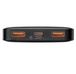 Baseus Bipow PPDML-L01 Digital Display 10000mAh 20W Fast Charging Power Bank - Black - Image 3