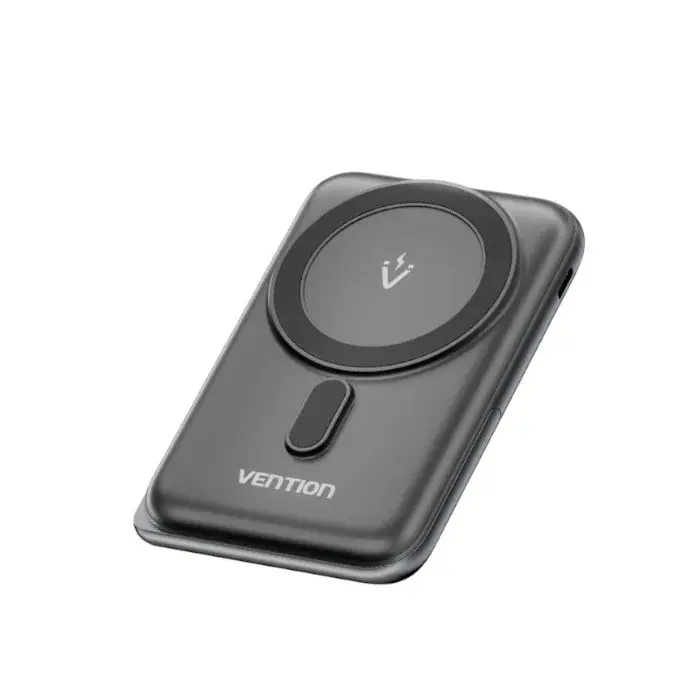 product_14788_main.webp Vention FHNW0 10000mAh Magnetic Wireless Power Bank with 20W PD Fast Charging & Foldable Stand - Image 1