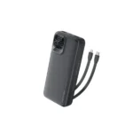 Vention 22.5W 20000mAh Power Bank with Built-in USB-C & Lightning Cables (I15BB-V2) – Black - Image 2