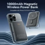 Vention 10000mAh Magnetic Wireless Power Bank – 22.5W Fast Charging Pack (FHTB0) - Image 2