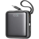 Joyroom JR-PBF27 Mini 22.5W 10000mAh Power Bank with Built-in Lanyard Cable - Image 3