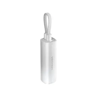product_1781849369_6a34dd199d26c.webp VENTION FHWM0 20W 5000mAh Power Bank with Built-in USB-C Connector - Image 1