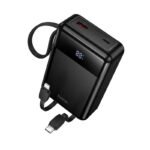Hoco DYM12 22.5W Fully Compatible 20000mAh Power Bank with Built-in Cables - Image 2