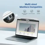 Baseus Refreshing Monitor Clip On and Stand-Up Bladeless Air Desk Fan - Image 2