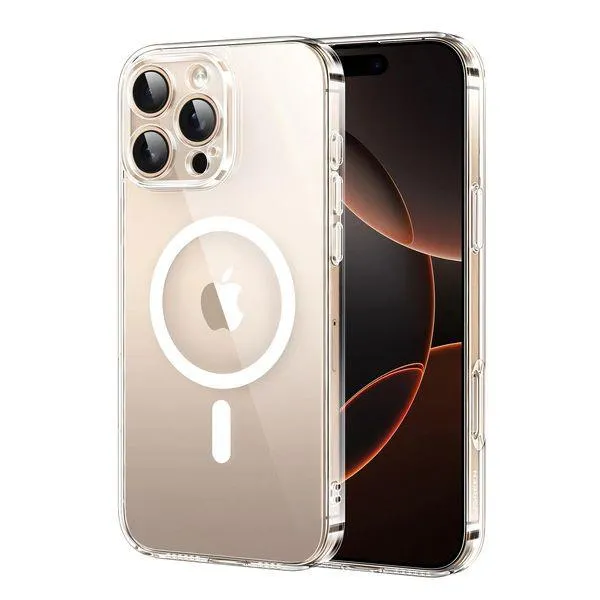 ugreen-classy-clear-magnetic-case-for-iphone-16-pro-max-transparent-2.webp UGREEN 45924 Classy Clear Magnetic Protective Case for iPhone 16 Pro Max Upgraded Version (Clear) #CA112 - Image 1